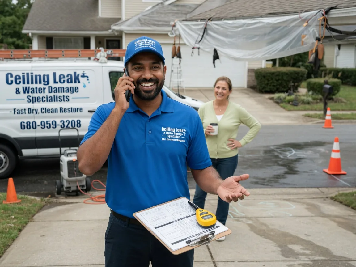 Ceiling Leak Cleanup Oakland, MS FAQs